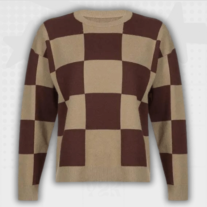 Checkerboard Y2K Sweatshirt