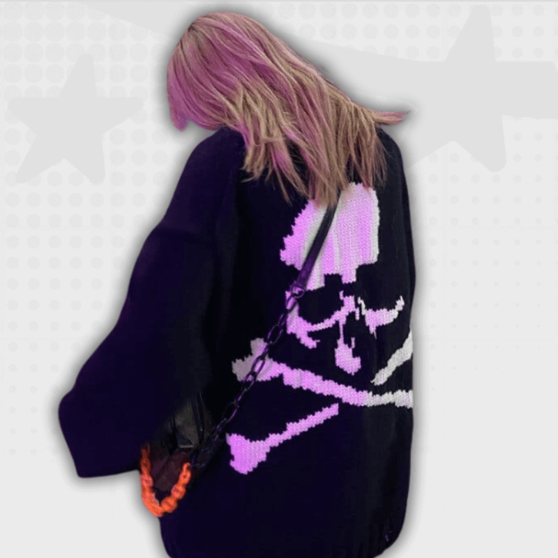 Skull Sweater Y2K