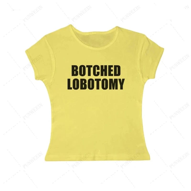 Botched Lobotomy Y2K Tshirt