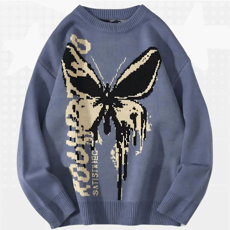 Butterfly Y2K Sweater