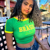 Brazil Baby Tee Y2K