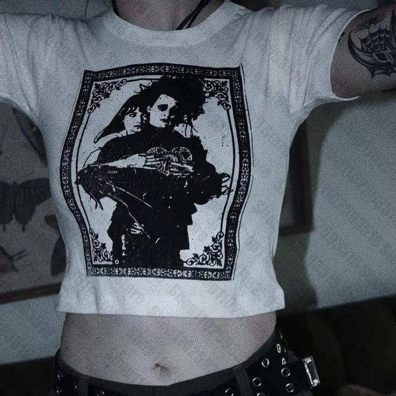 Gothic Y2K Crop Top