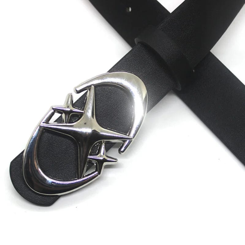 Punk Moon Star Buckle Y2K Belt