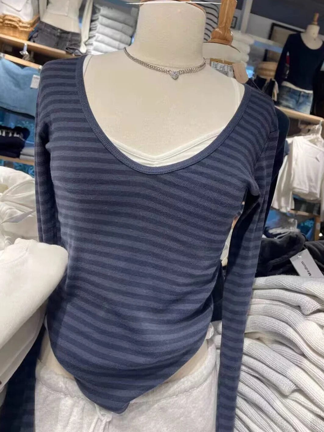 Striped Long Sleeve Top