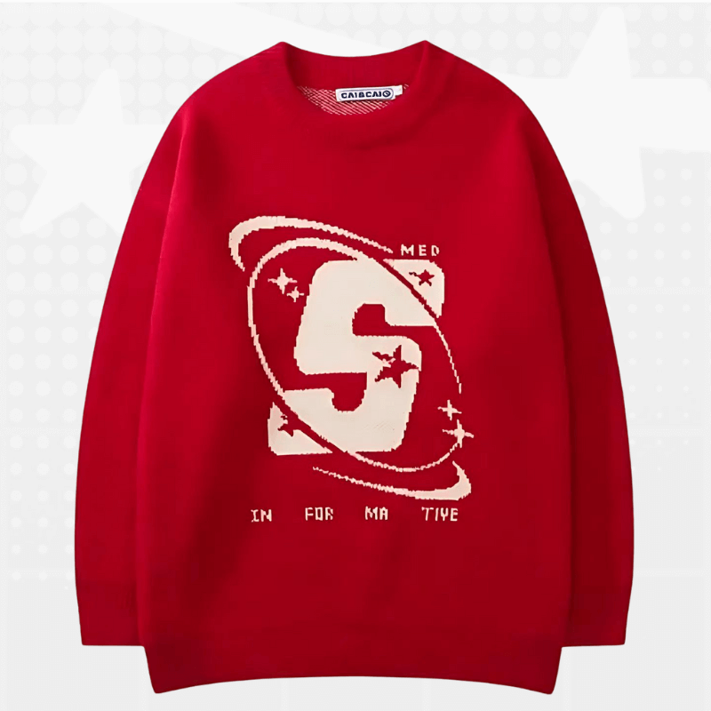 Universe Graphic Y2K Sweatshirt