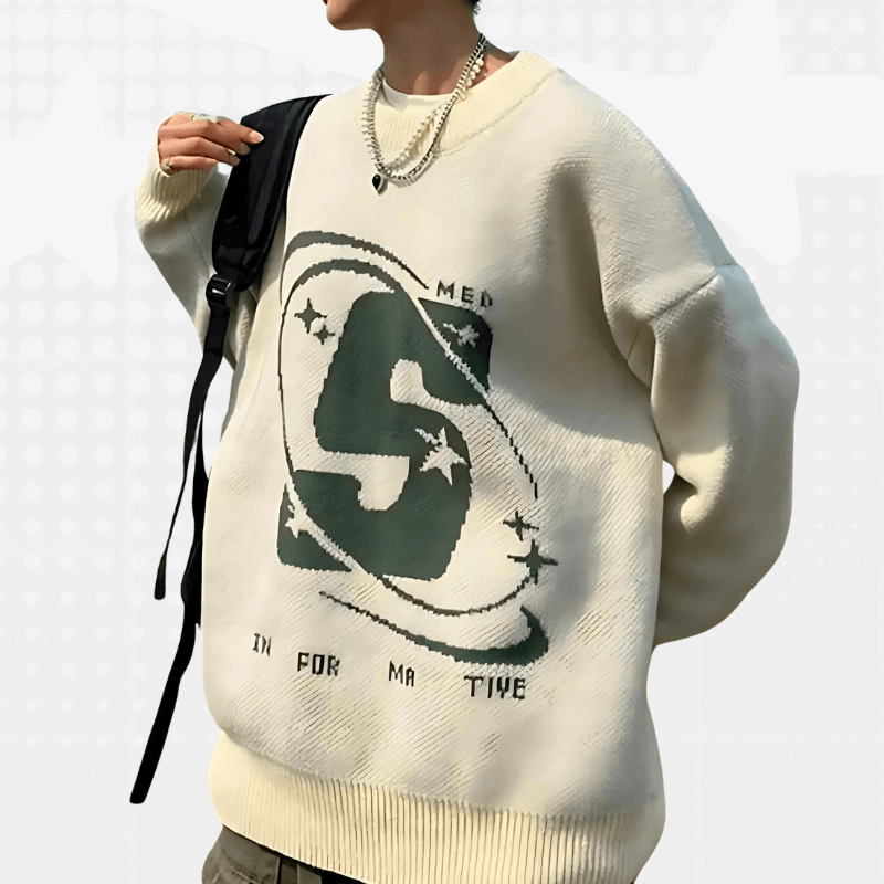 Universe Graphic Y2K Sweatshirt