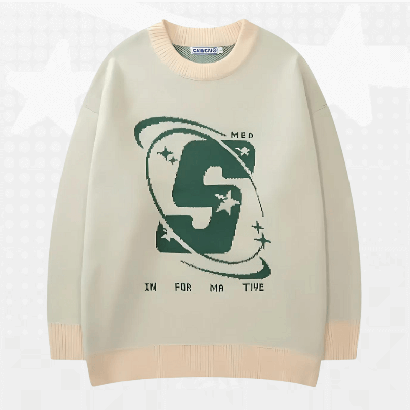 Universe Graphic Y2K Sweatshirt