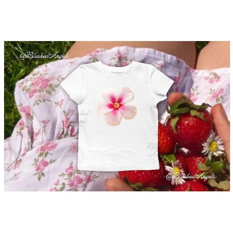 Women's Floral Print Y2K Shirt