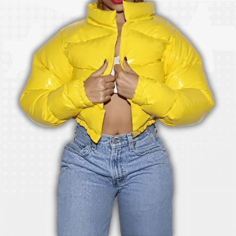 Women's Y2K Cropped Puffer Jacket