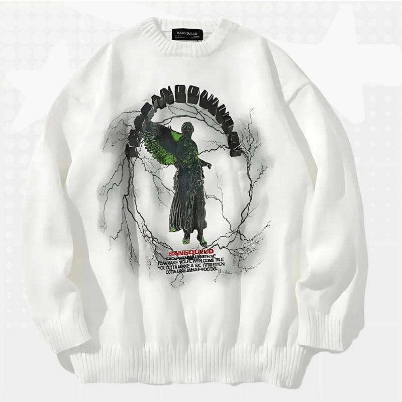 Women's Y2K Knit Sweatshirt