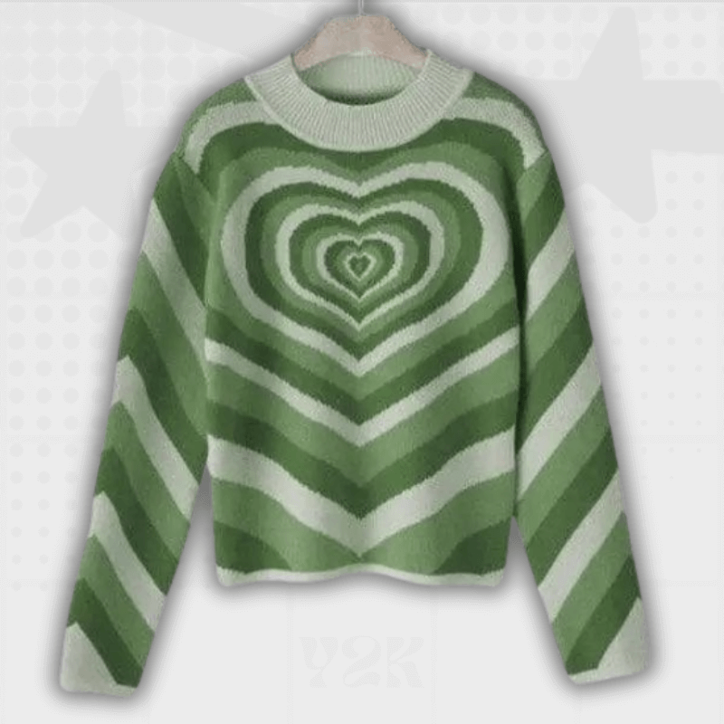 Y2K Heart Sweater