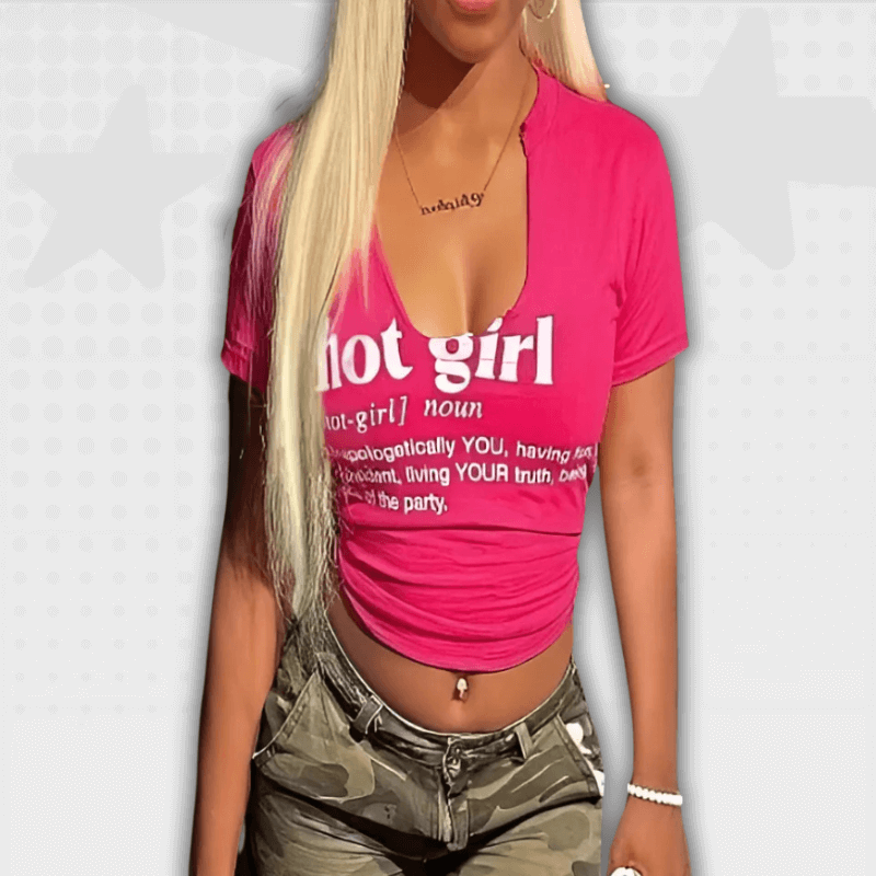 Y2K Pink Crop Top