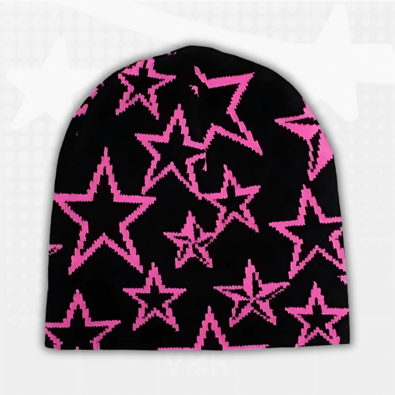 Y2K Star Beanie