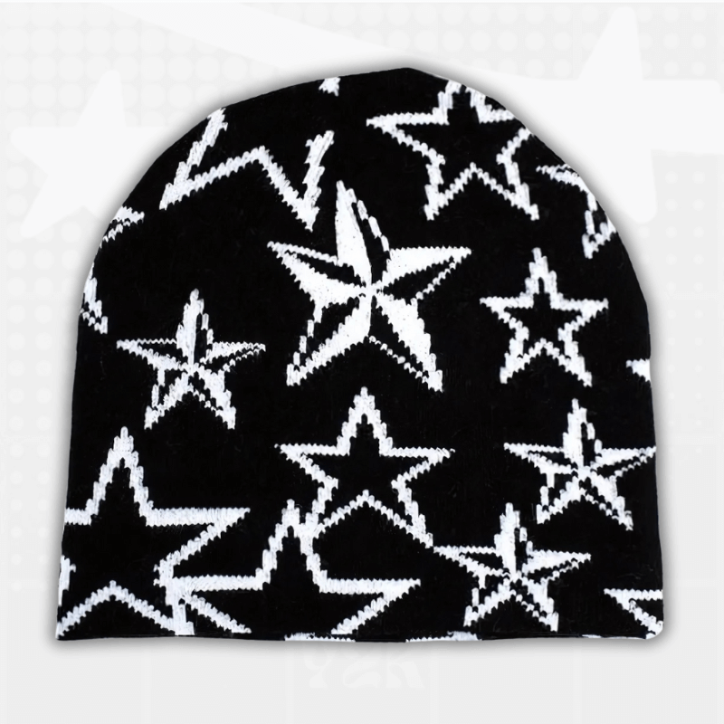 Y2K Star Beanie