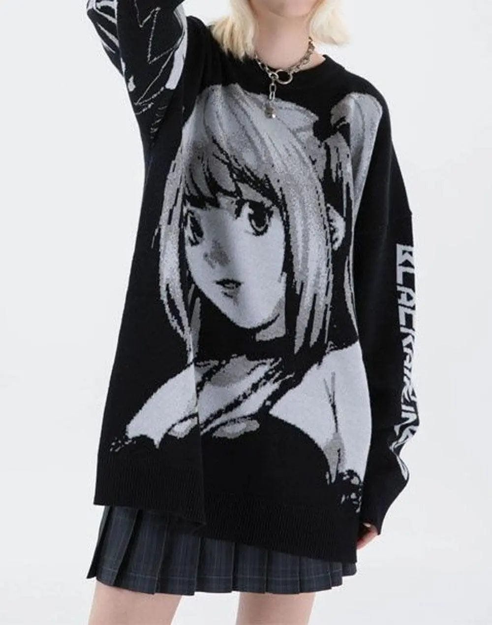 Anime Y2K Oversized Sweater