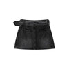 Belted Y2K Denim Skirt