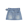 Belted Y2K Denim Skirt