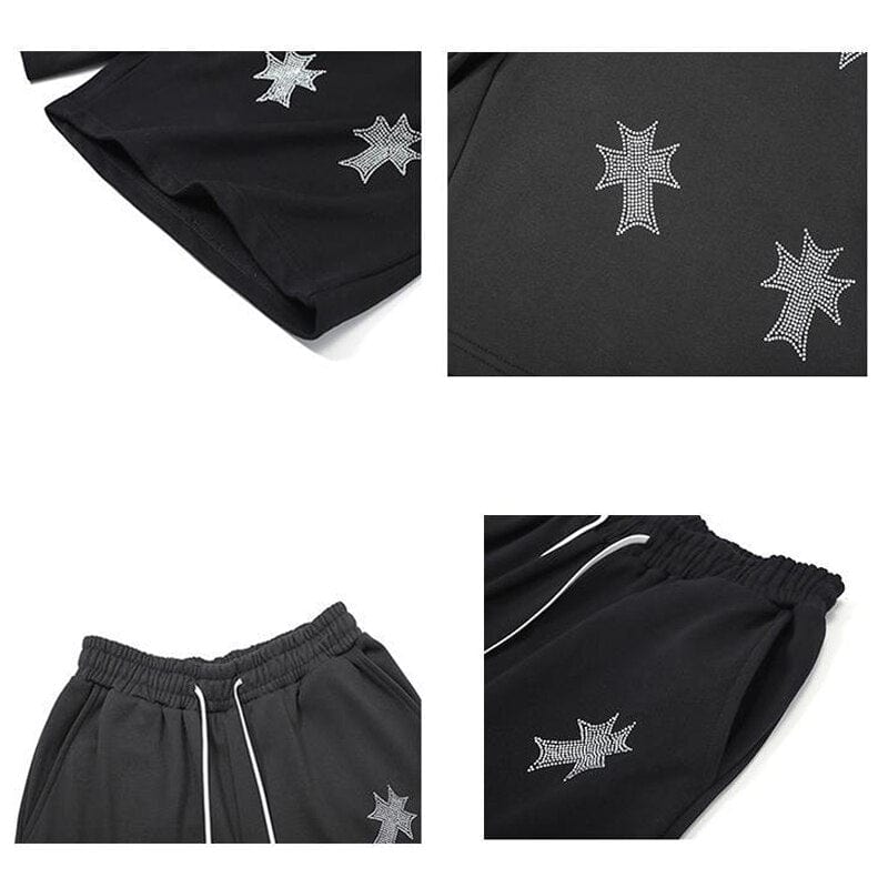 Black Y2K Shorts