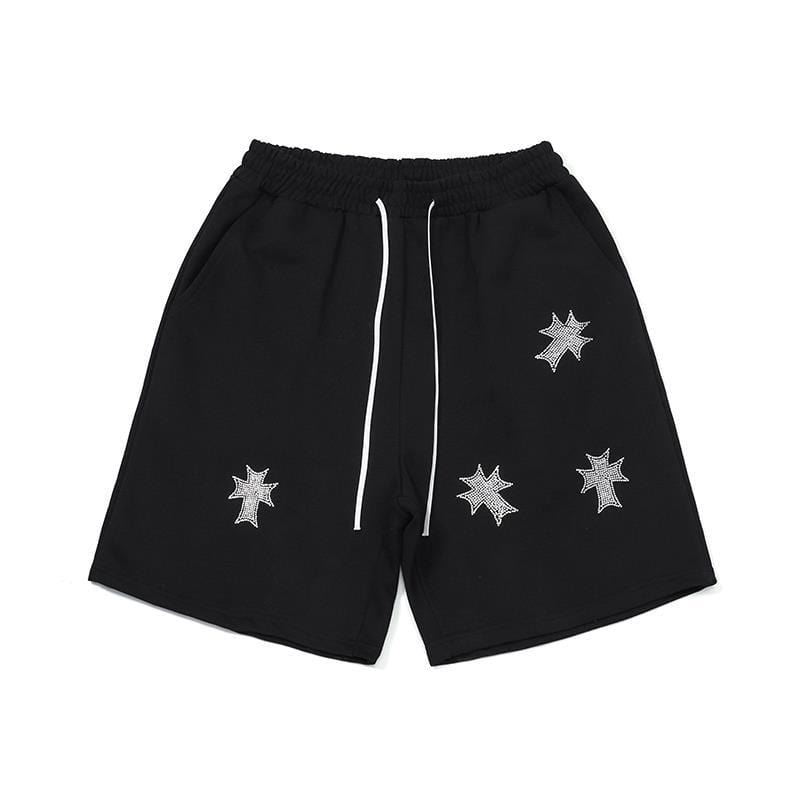 Black Y2K Shorts