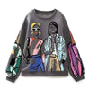 Cartoon Print Y2K Sweatshirt