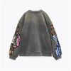 Cartoon Print Y2K Sweatshirt