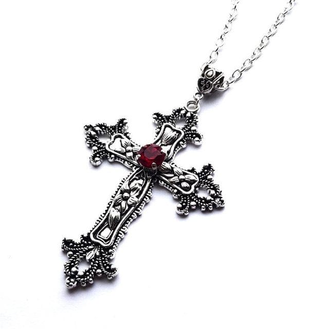 Cross Necklace Y2K