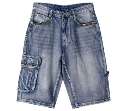 Denim Y2K Cargo Shorts