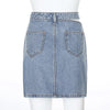 Jean Y2K Mini Skirt