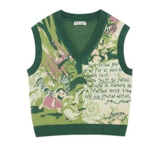 Knitted Y2K Sweater Vest