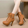 Lace Up Y2K Ankle Boots