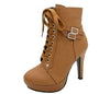 Lace Up Y2K Ankle Boots