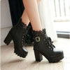 Lace Up Y2K Heeled Boots