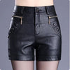 Leather Y2K Women Shorts