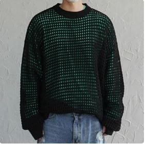 Men's Y2K Knitted Sweater