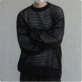 Men's Y2K Knitted Sweater