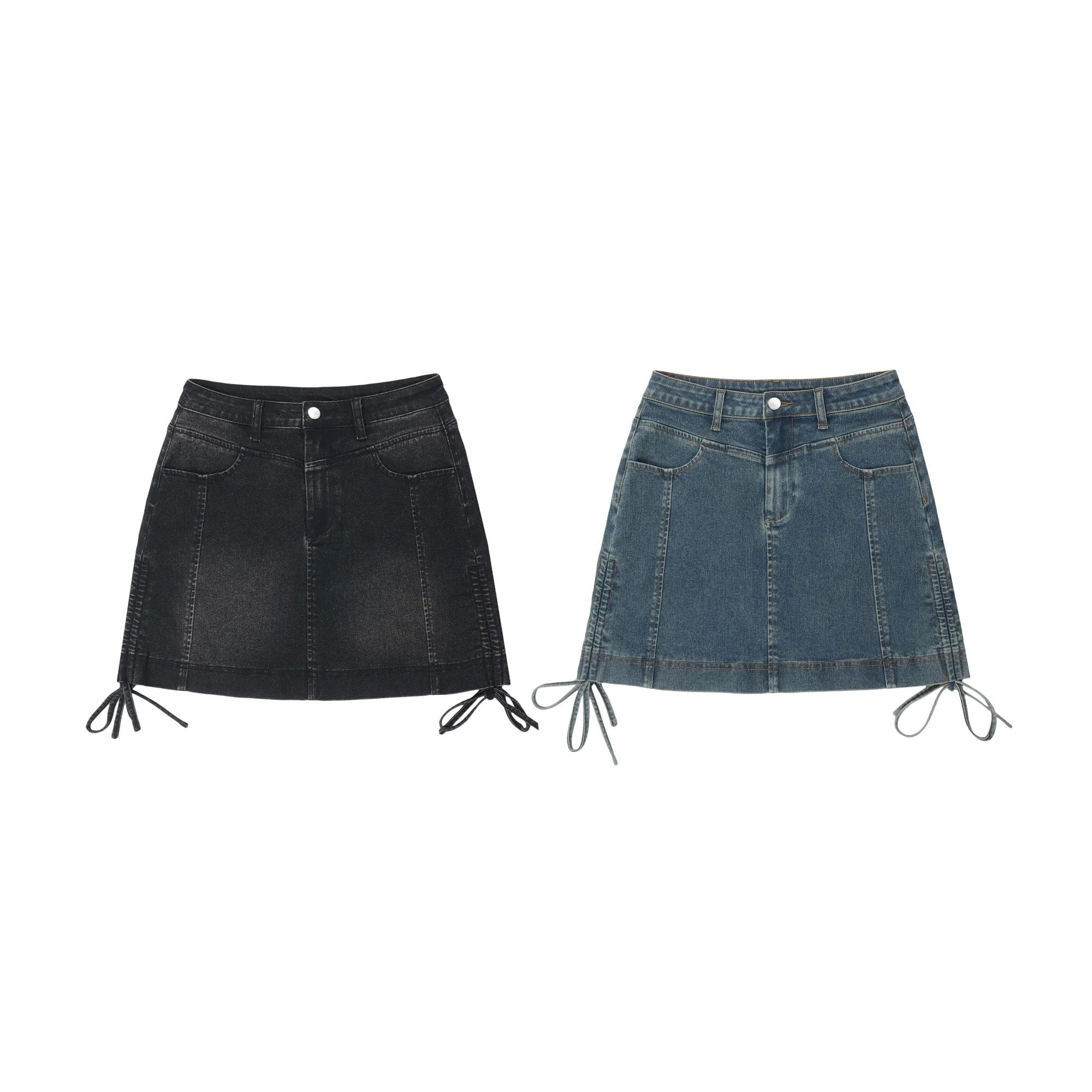 Y2K Mini Jean Skirt