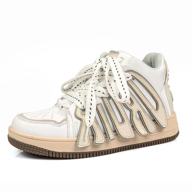 Oversized Lace-Up Y2K Sneakers