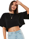 Oversized Y2K Crop Top