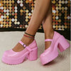 Pink Mary Jane Y2K Heels