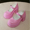 Pink Mary Jane Y2K Heels