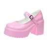 Pink Mary Jane Y2K Heels