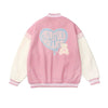 Pink Varsity Y2K Jacket