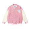 Pink Varsity Y2K Jacket