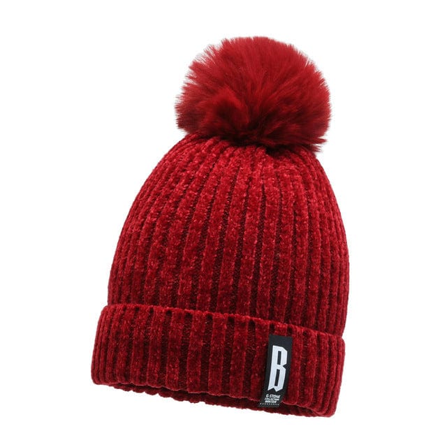 Pompom Y2K Beanie