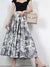 Printed Y2K Long Skirt