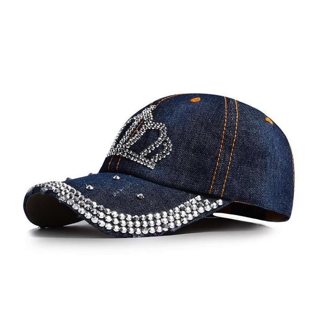 Rhinestone Crown Y2K Cap