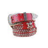 Rhinestone Skull Y2K Belt