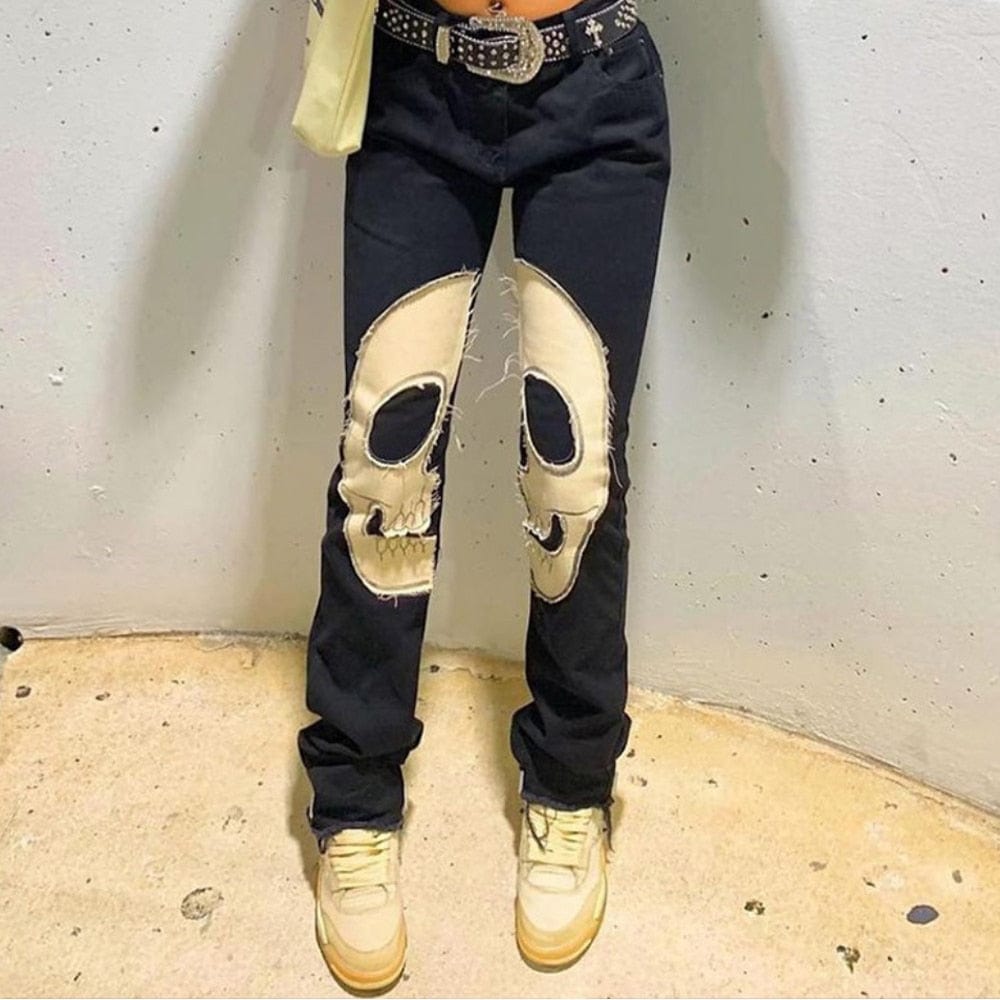 Skull Y2K Jeans