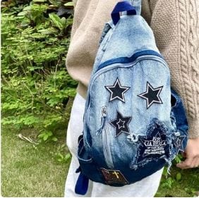 Stars Y2K Denim Bag