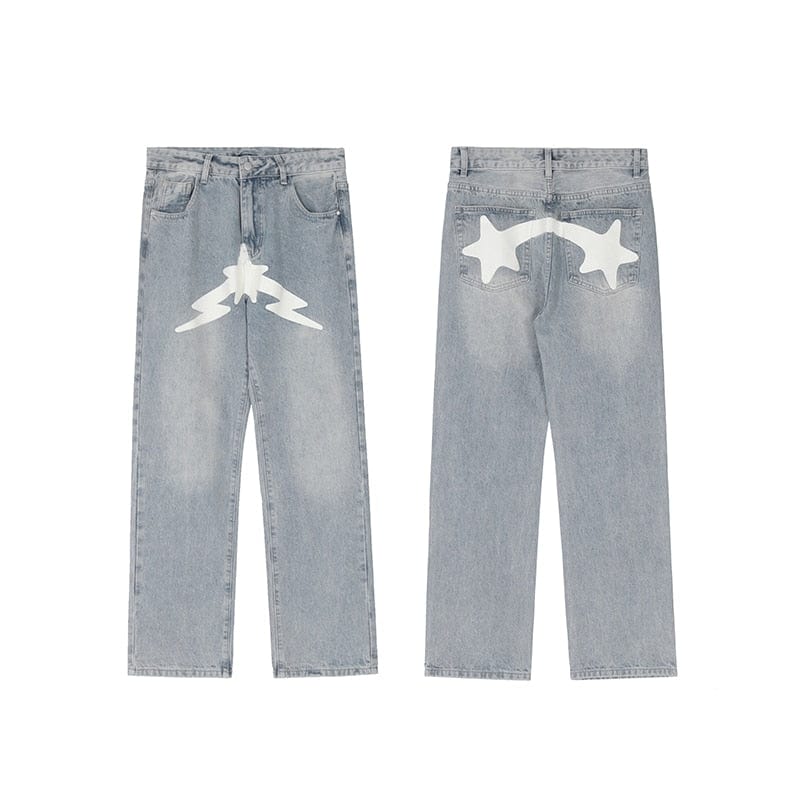 Straight Leg Y2K Denim Jeans